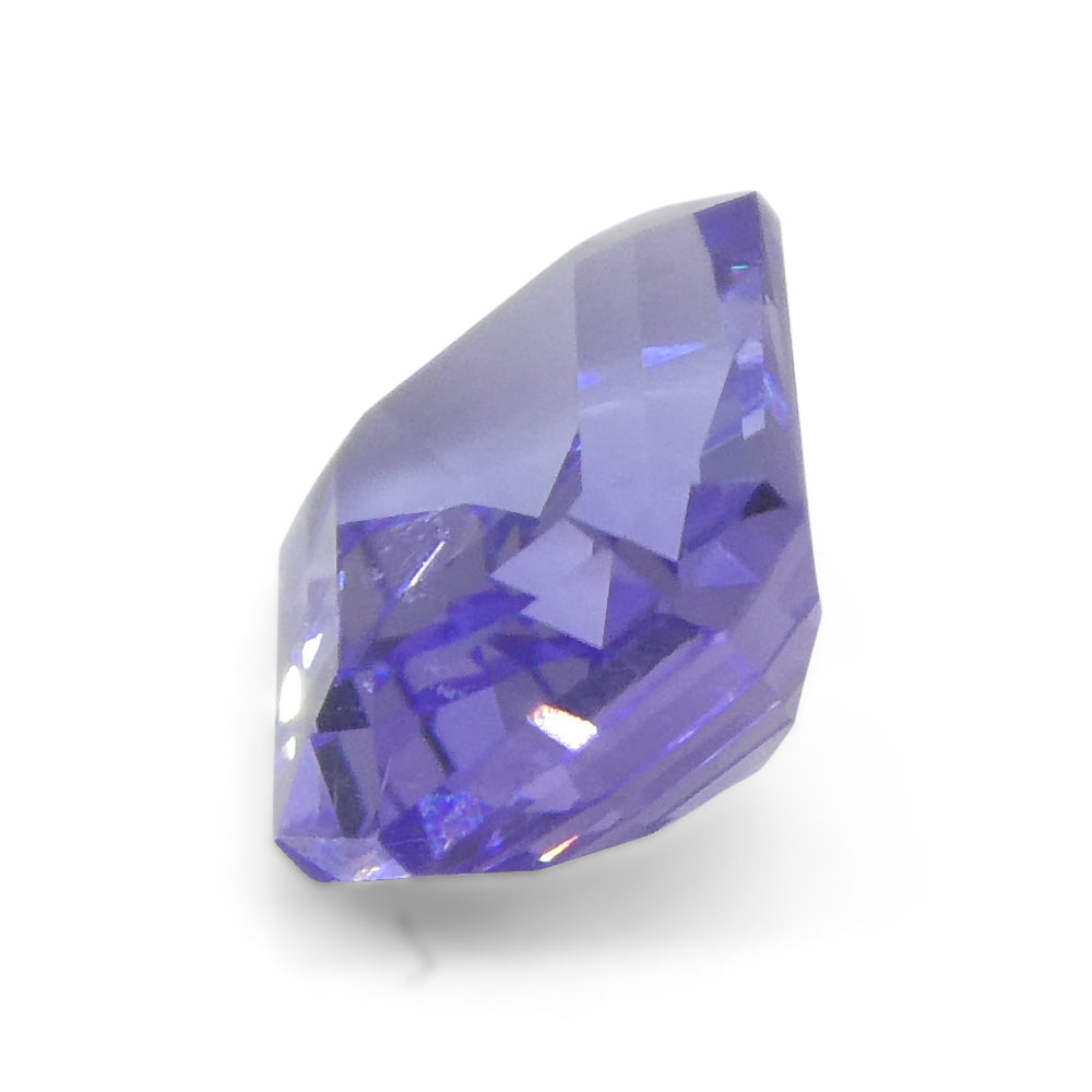 0.91ct Emerald Cut Violet Blue Tanzinite from Tanzania - Skyjems Wholesale Gemstones