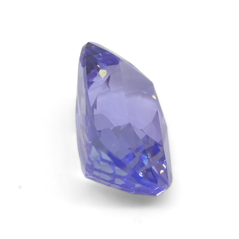 2.42ct Cushion Violet Blue Tanzanite from Tanzania - Skyjems Wholesale Gemstones