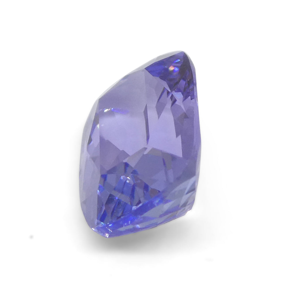 2.42ct Cushion Violet Blue Tanzanite from Tanzania - Skyjems Wholesale Gemstones