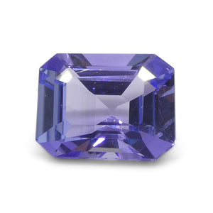 Tanzanite 2.4 cts 9.38 x 7.24 x 4.63 Emerald Cut Violet Blue  $1200