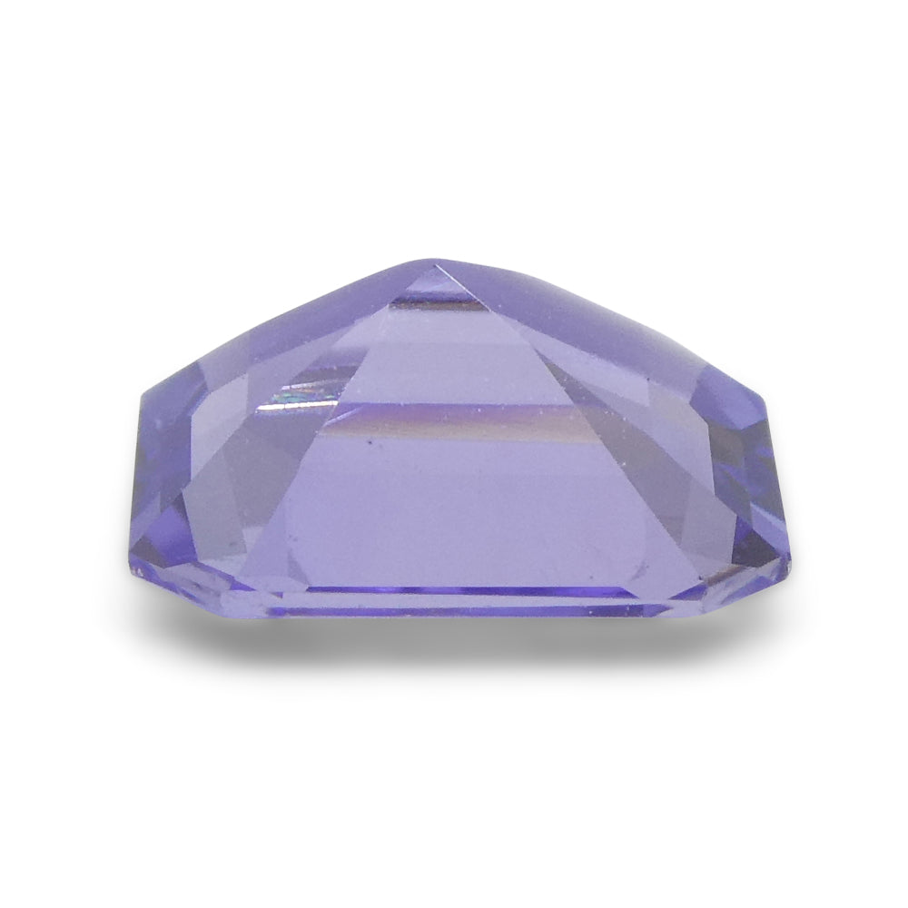 2.4ct Emerald Cut Violet Blue Tanzanite from Tanzania - Skyjems Wholesale Gemstones