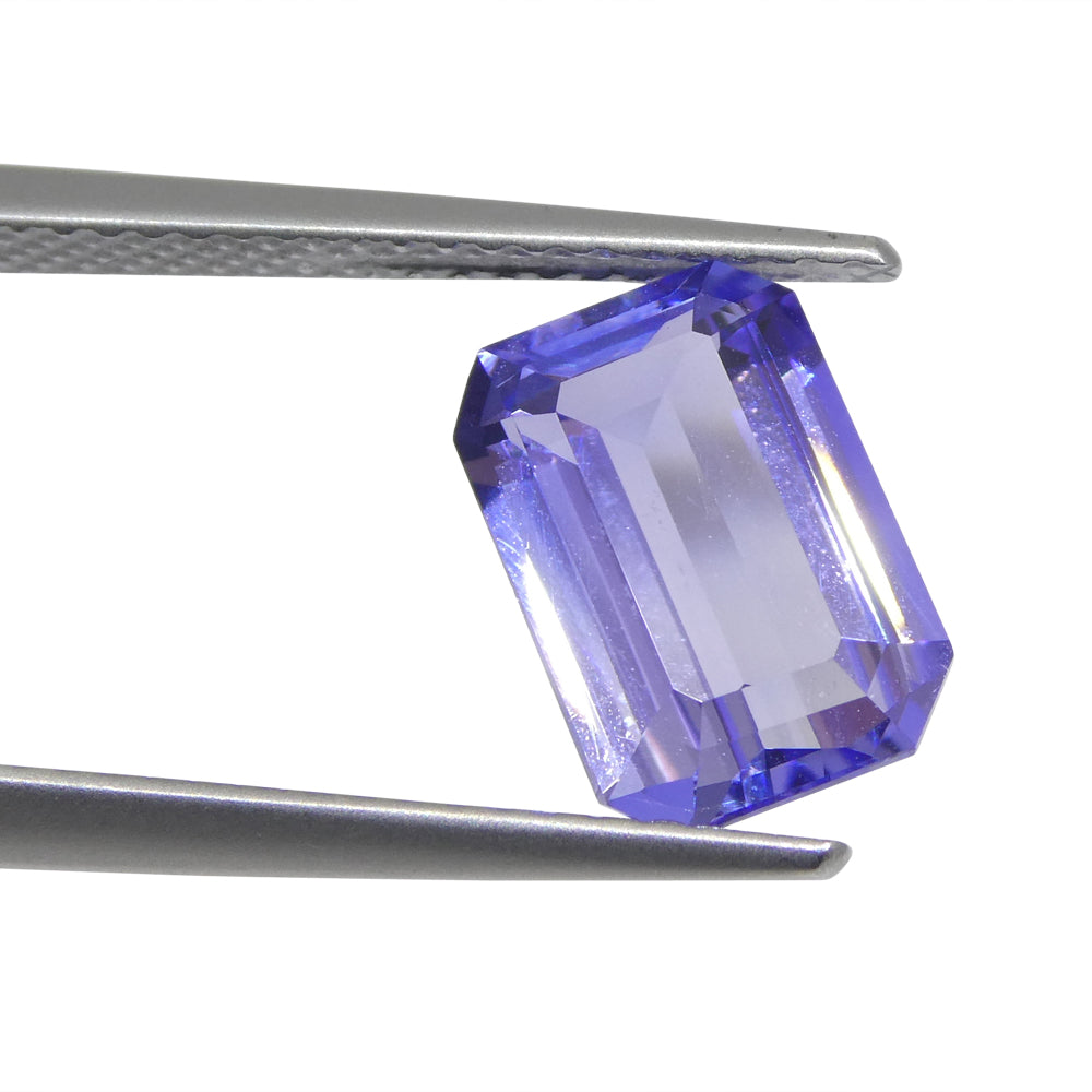 Tanzanite 2.82 cts 10.30 x 7.05 x 4.37 Emerald Cut Violet Blue  $1410