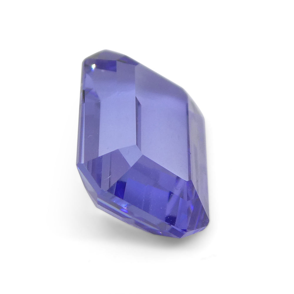 2.82ct Emerald Cut Violet Blue Tanzanite from Tanzania - Skyjems Wholesale Gemstones