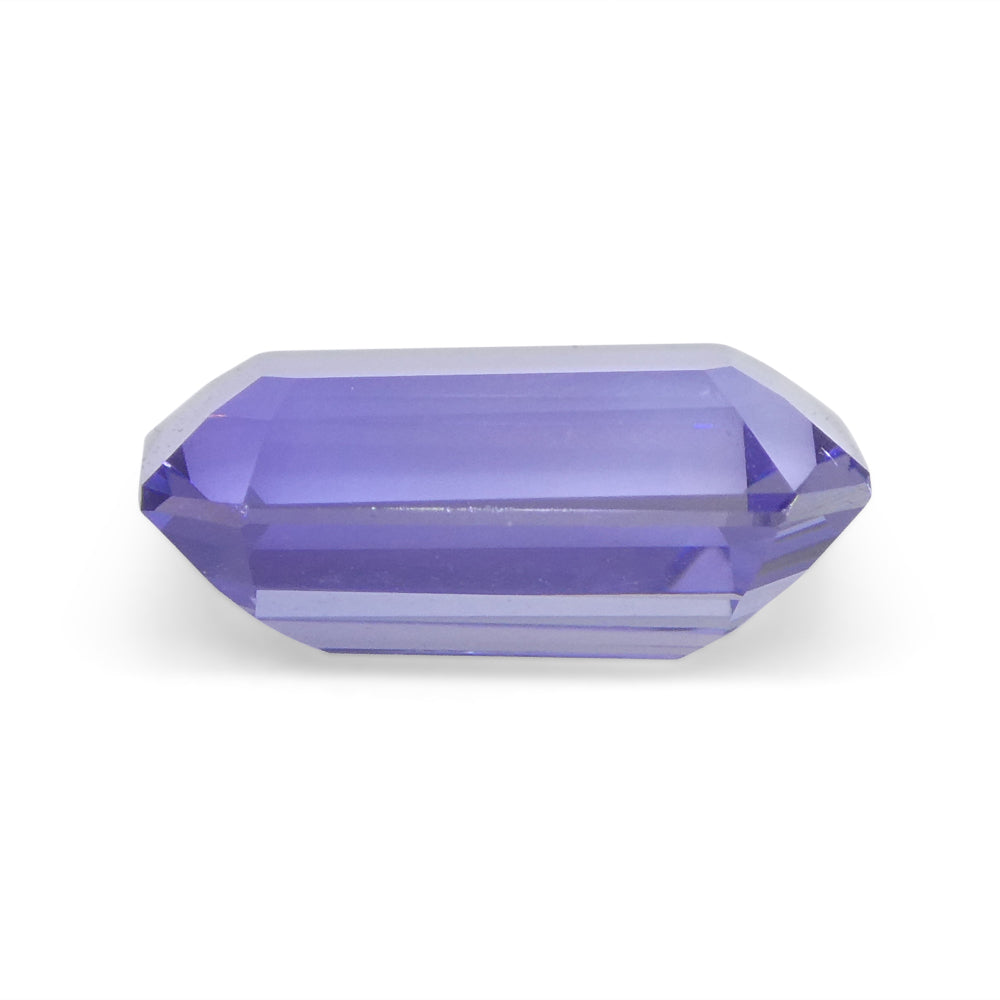 2.82ct Emerald Cut Violet Blue Tanzanite from Tanzania - Skyjems Wholesale Gemstones