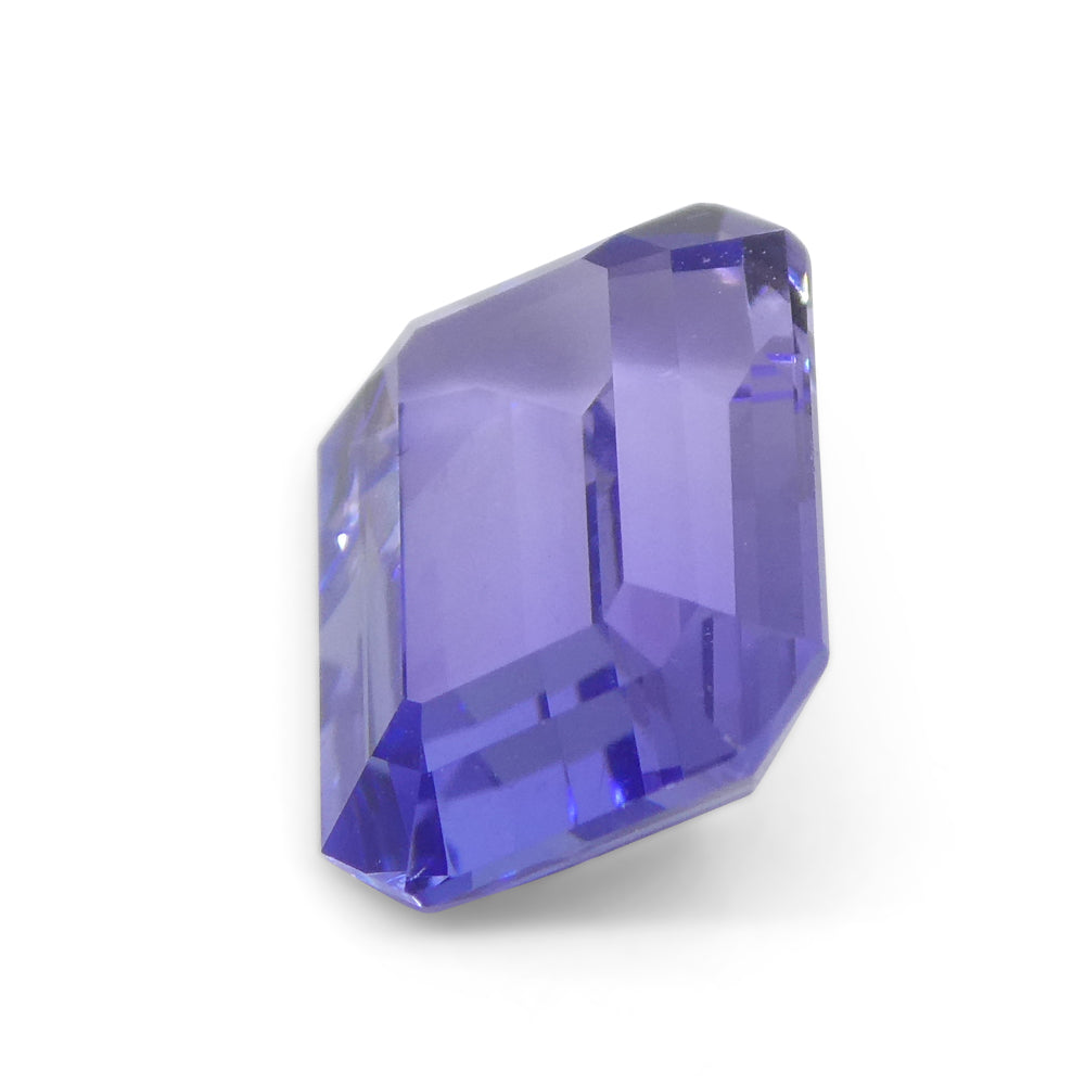 2.82ct Emerald Cut Violet Blue Tanzanite from Tanzania - Skyjems Wholesale Gemstones