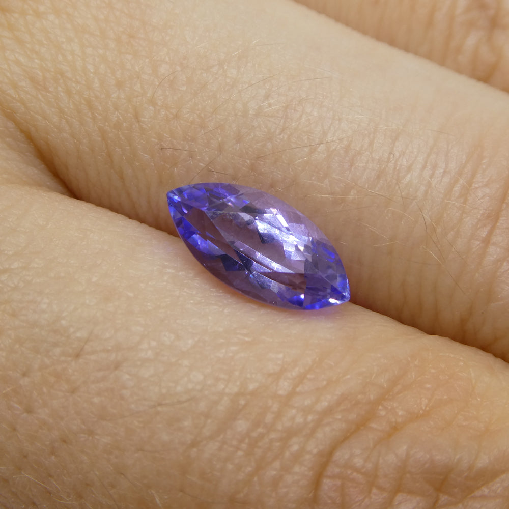 1.94ct Marquise Violet Blue Tanzinite from Tanzania - Skyjems Wholesale Gemstones