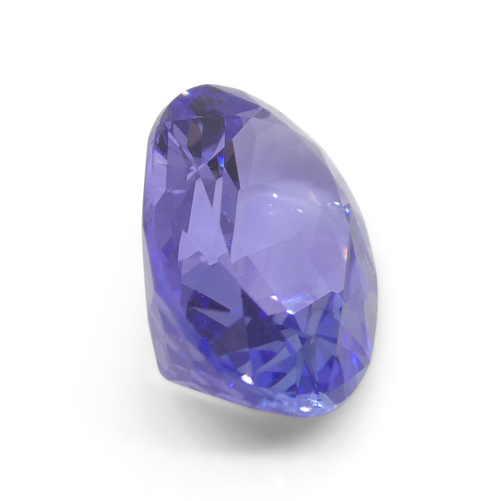 SkyJems 3.01ct Oval Blue-Violet Tanzanite from Tanzania, premium AAA-grade gemstone with vibrant color and exceptional clarit