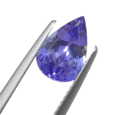 2.11ct Pear Blue Tanzinite from Tanzania - Skyjems Wholesale Gemstones
