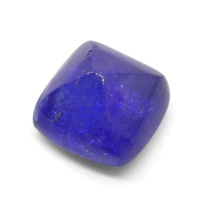 8.07ct Cushion Sugarloaf Double Cabochon Violet Blue Tanzanite from Tanzania - Skyjems Wholesale Gemstones
