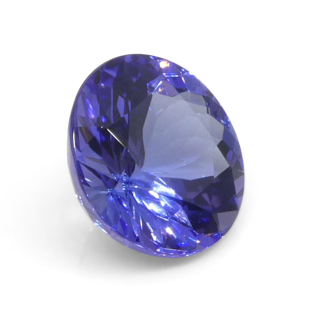 3.19ct Round Violet Blue Tanzanite from Tanzania - Skyjems Wholesale Gemstones