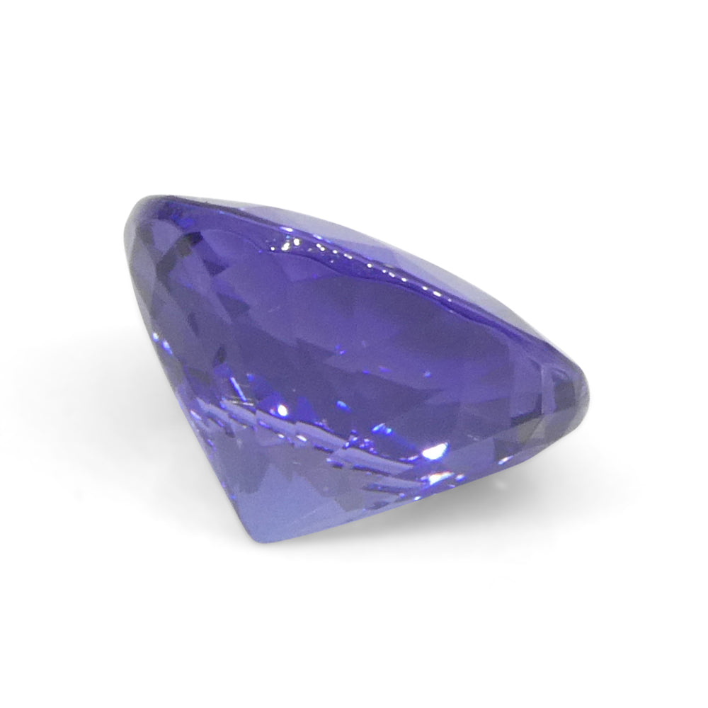 3.19ct Round Violet Blue Tanzanite from Tanzania - Skyjems Wholesale Gemstones