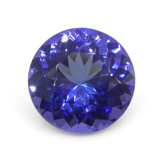 Tanzanite 3.08 cts 9.47 x 9.47 x 5.60 mm Round Violet Blue  $2780