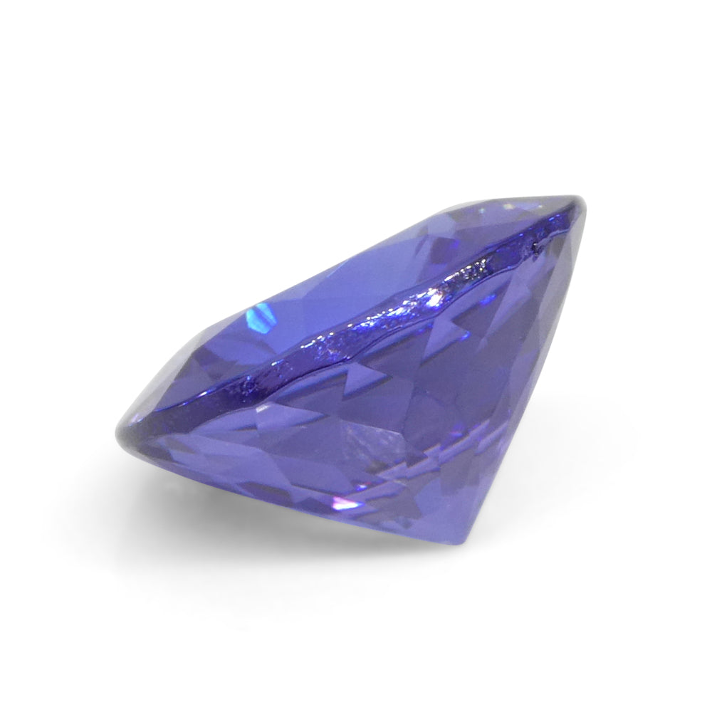 3.08ct Round Violet Blue Tanzanite from Tanzania - Skyjems Wholesale Gemstones