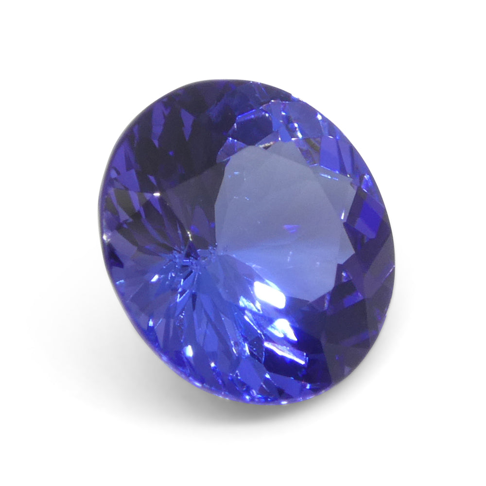 3.08ct Round Violet Blue Tanzanite from Tanzania - Skyjems Wholesale Gemstones