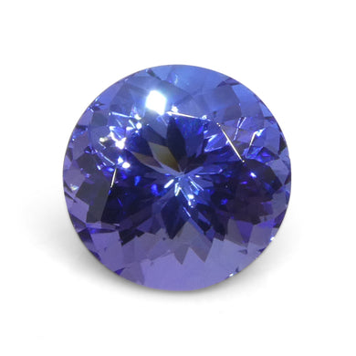 4.4ct Round Violet Blue Tanzanite from Tanzania - Skyjems Wholesale Gemstones