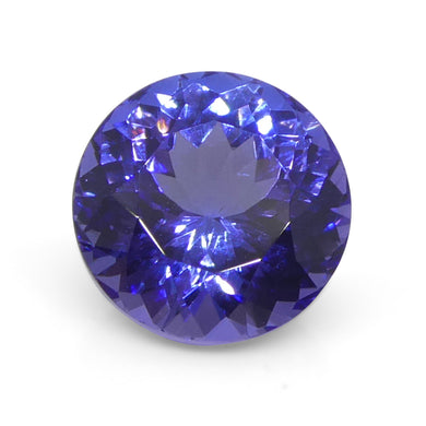 2.92ct Round Violet Blue Tanzanite from Tanzania - Skyjems Wholesale Gemstones