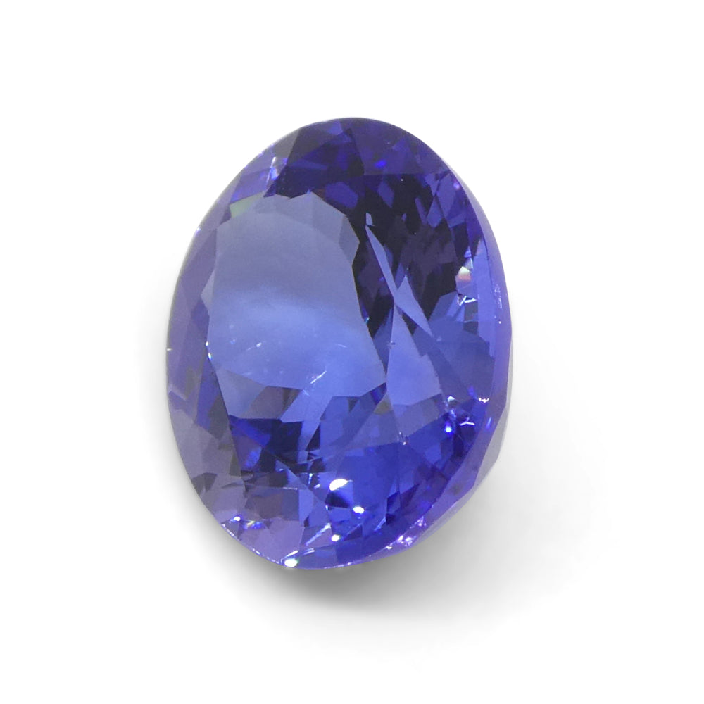 3.32ct Oval Violet Blue Tanzanite from Tanzania - Skyjems Wholesale Gemstones