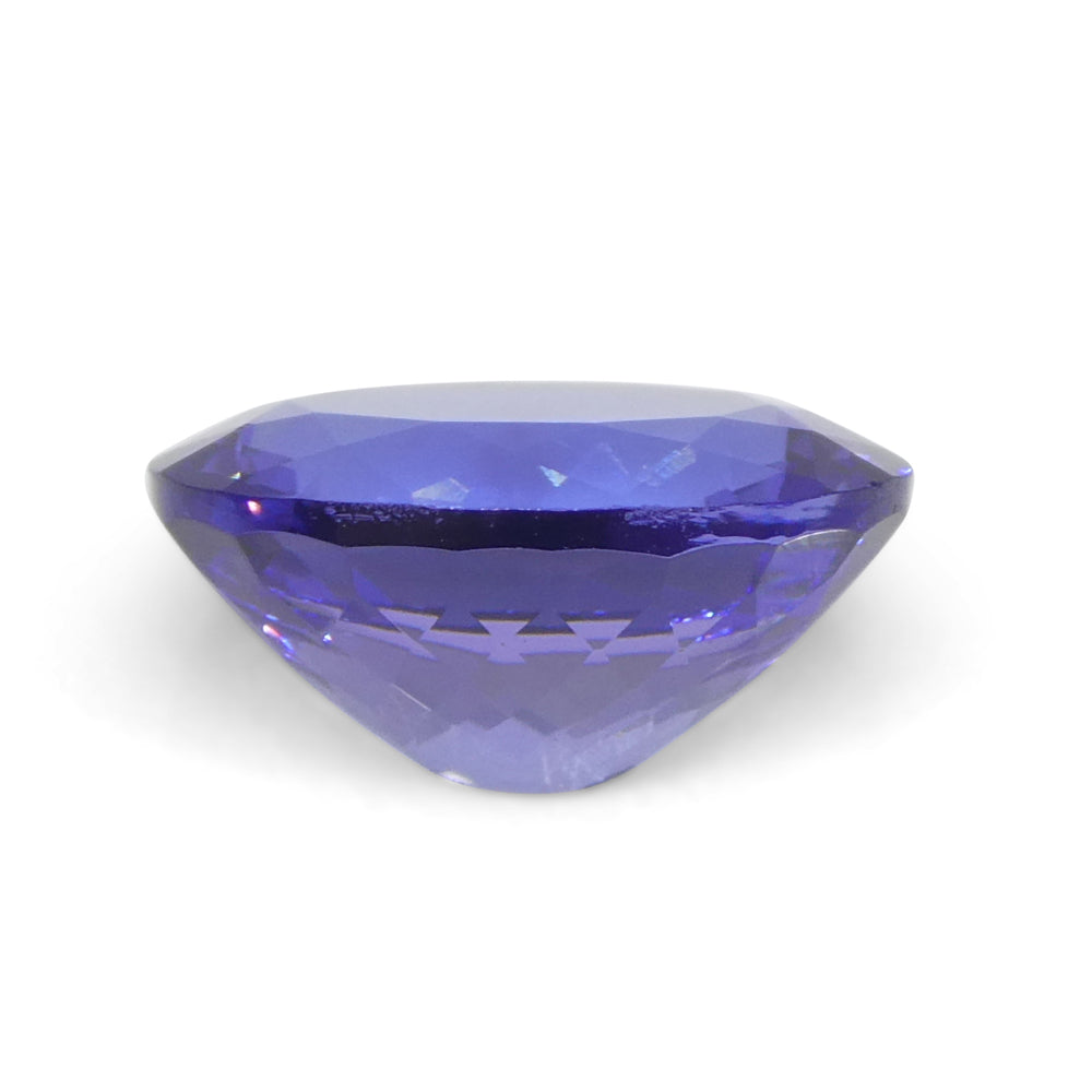 3.32ct Oval Violet Blue Tanzanite from Tanzania - Skyjems Wholesale Gemstones