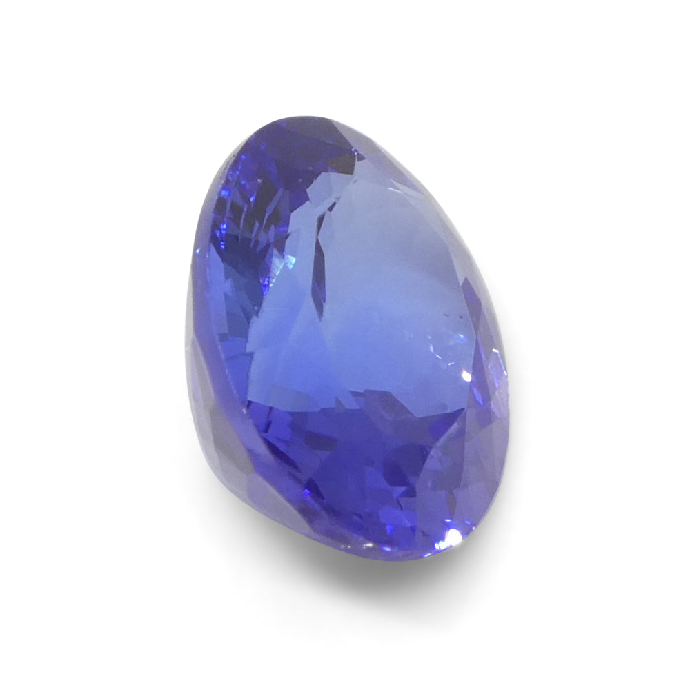 3.32ct Oval Violet Blue Tanzanite from Tanzania - Skyjems Wholesale Gemstones