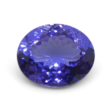 3.59ct Oval Violet Blue Tanzanite from Tanzania - Skyjems Wholesale Gemstones