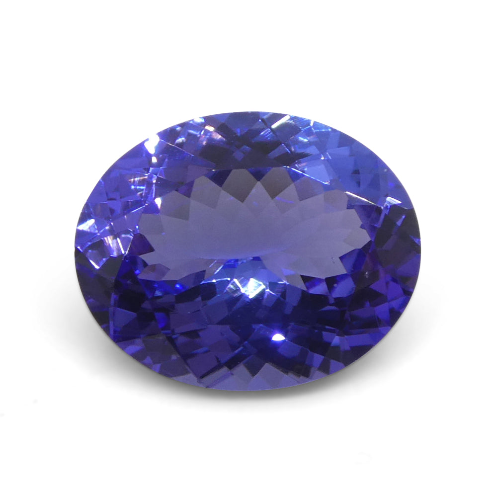 4.56ct Oval Violet Blue Tanzanite from Tanzania