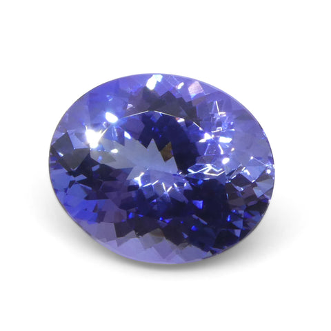 3.69ct Oval Violet Blue Tanzanite from Tanzania