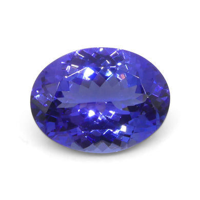 Tanzanite 3.9 cts 11.62 x 8.85 x 5.41 mm Oval Violet Blue  $3510