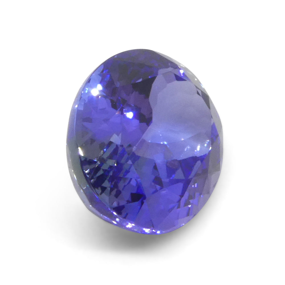 4.56ct Oval Violet Blue Tanzanite from Tanzania - Skyjems Wholesale Gemstones