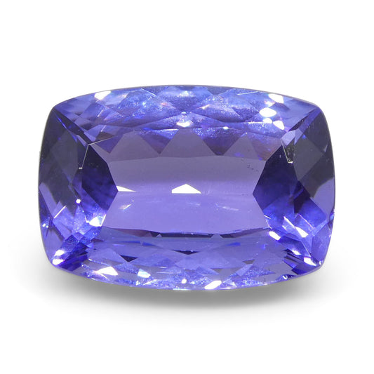 3.53ct Cushion Tanzanite - Skyjems Wholesale Gemstones