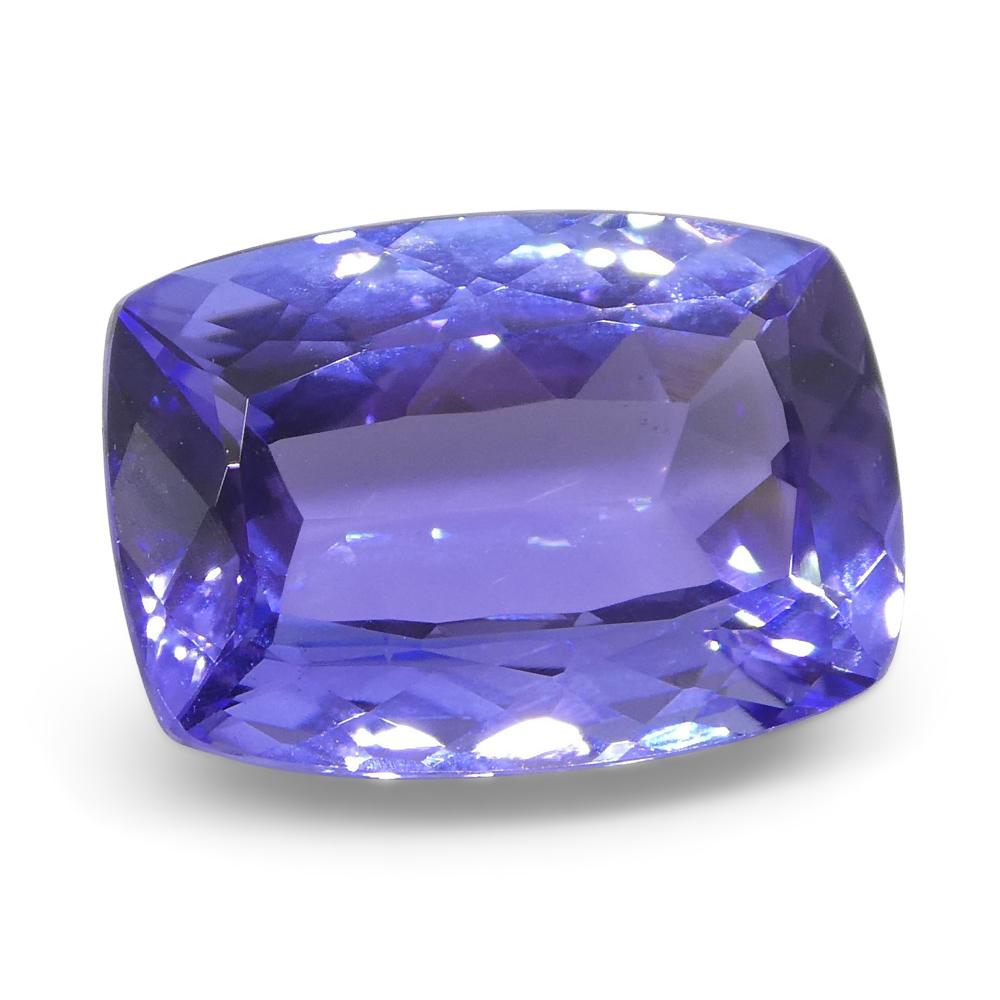 3.53ct Cushion Tanzanite - Skyjems Wholesale Gemstones