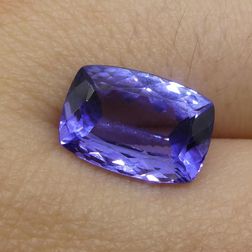 3.53ct Cushion Tanzanite - Skyjems Wholesale Gemstones