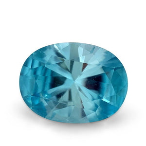 2.31ct Oval Blue Zircon from Cambodia - Skyjems Wholesale Gemstones