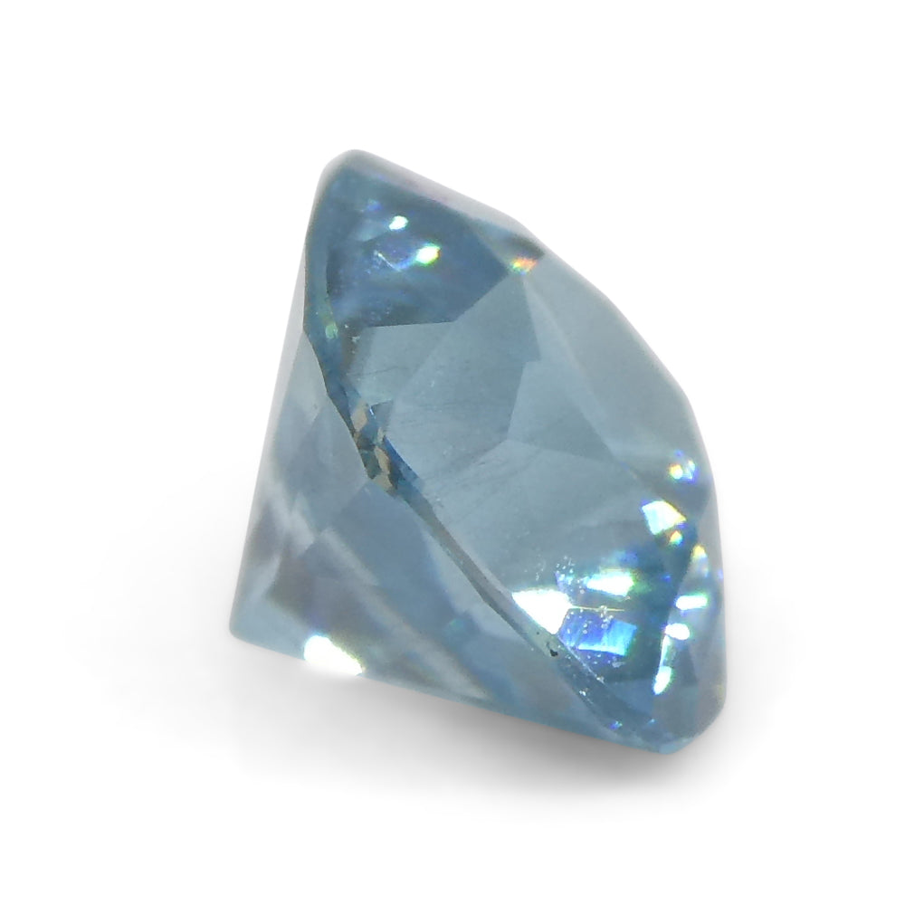 1.65ct Square Cushion Diamond Cut Blue Zircon from Cambodia - Skyjems Wholesale Gemstones