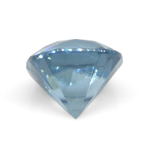 1.65ct Square Cushion Diamond Cut Blue Zircon from Cambodia