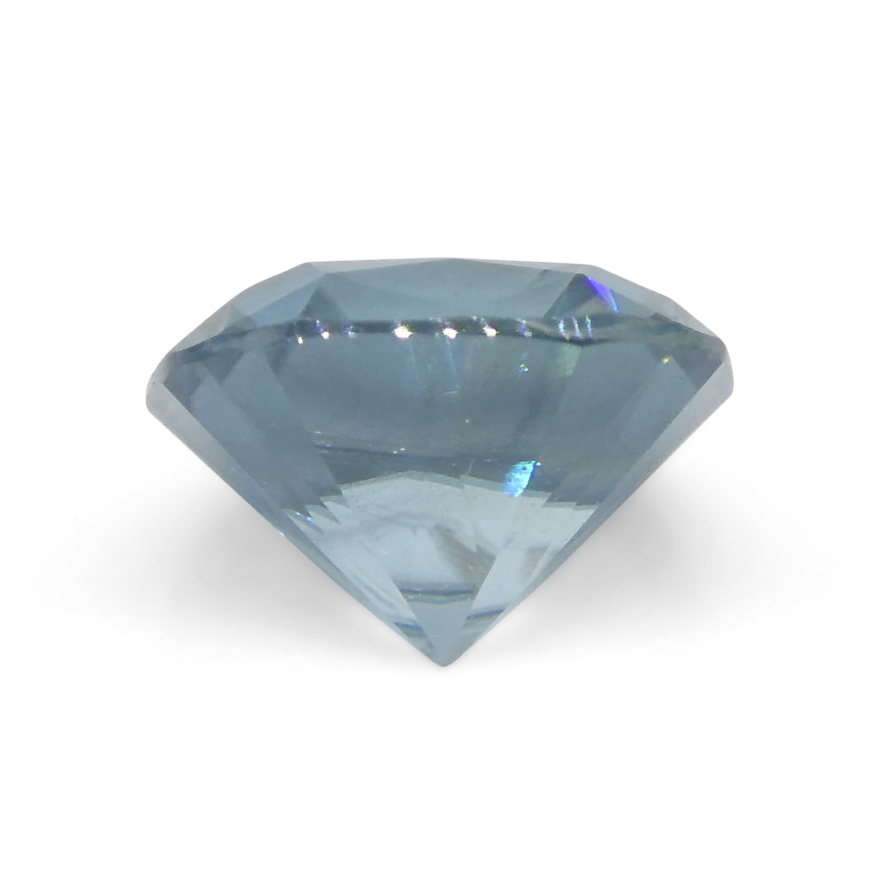 2.04ct Square Cushion Diamond Cut Blue Zircon from Cambodia - Skyjems Wholesale Gemstones