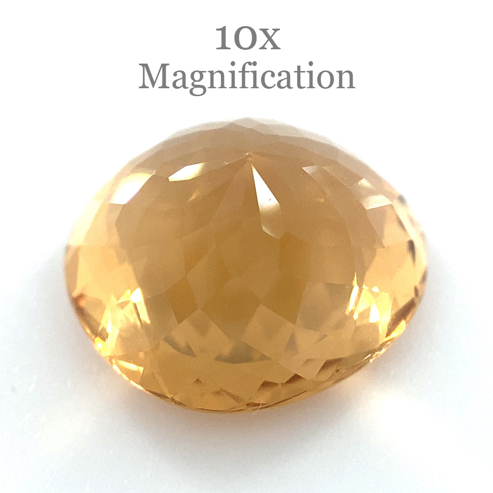 7.23ct Brazilian Heliodor Golden Yellow Beryl Oval Mixed Cut Gemstone by SkyJems Canada