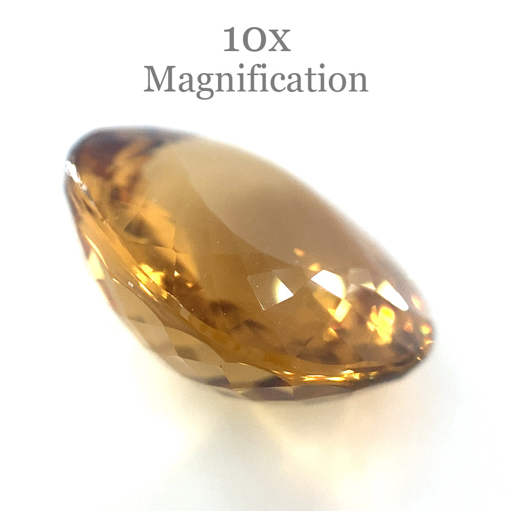 10.75ct Brazilian Golden Yellow Heliodor Beryl Cushion Cut Gemstone by SkyJems Canadian Gem Experts