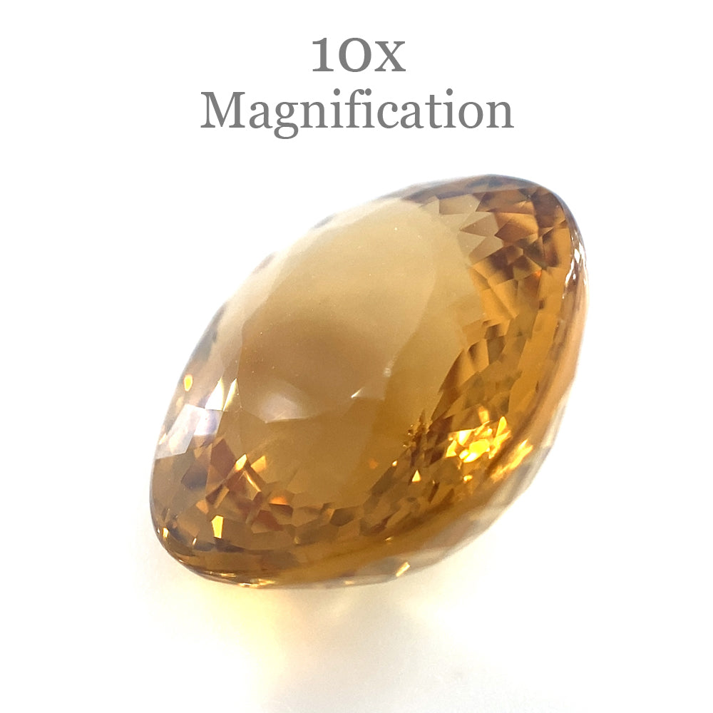 10.75ct Brazilian Golden Yellow Heliodor Beryl Cushion Mixed Cut Gemstone by SkyJems Canada