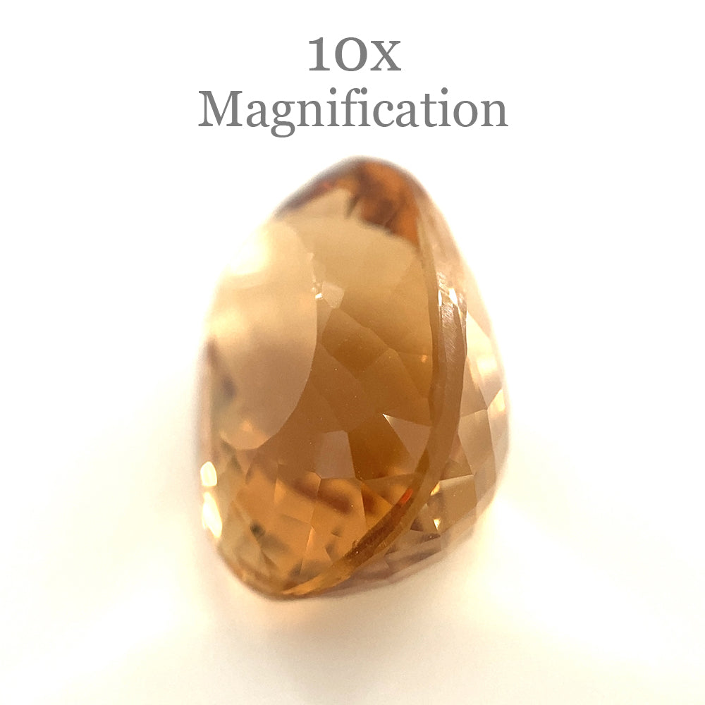 10.80ct Brazilian Golden Yellow Heliodor Beryl Cushion Mixed Cut Gemstone by SkyJems Canada