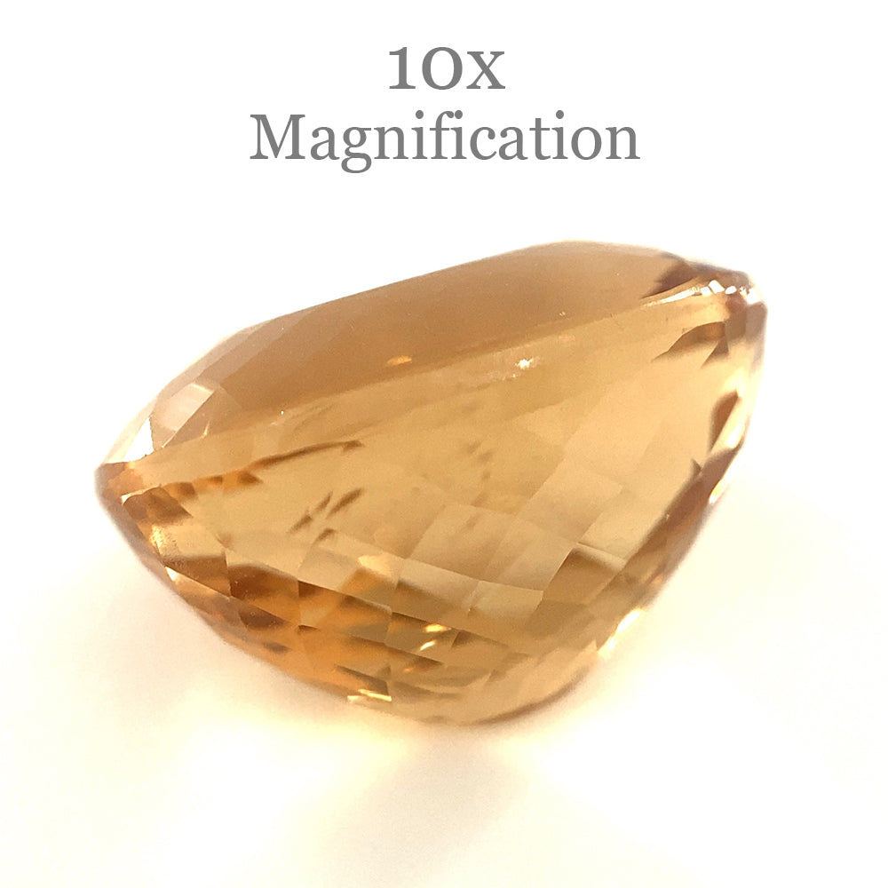 10.80ct Brazilian Golden Yellow Heliodor Beryl Cushion Mixed Cut Gemstone by SkyJems Canada