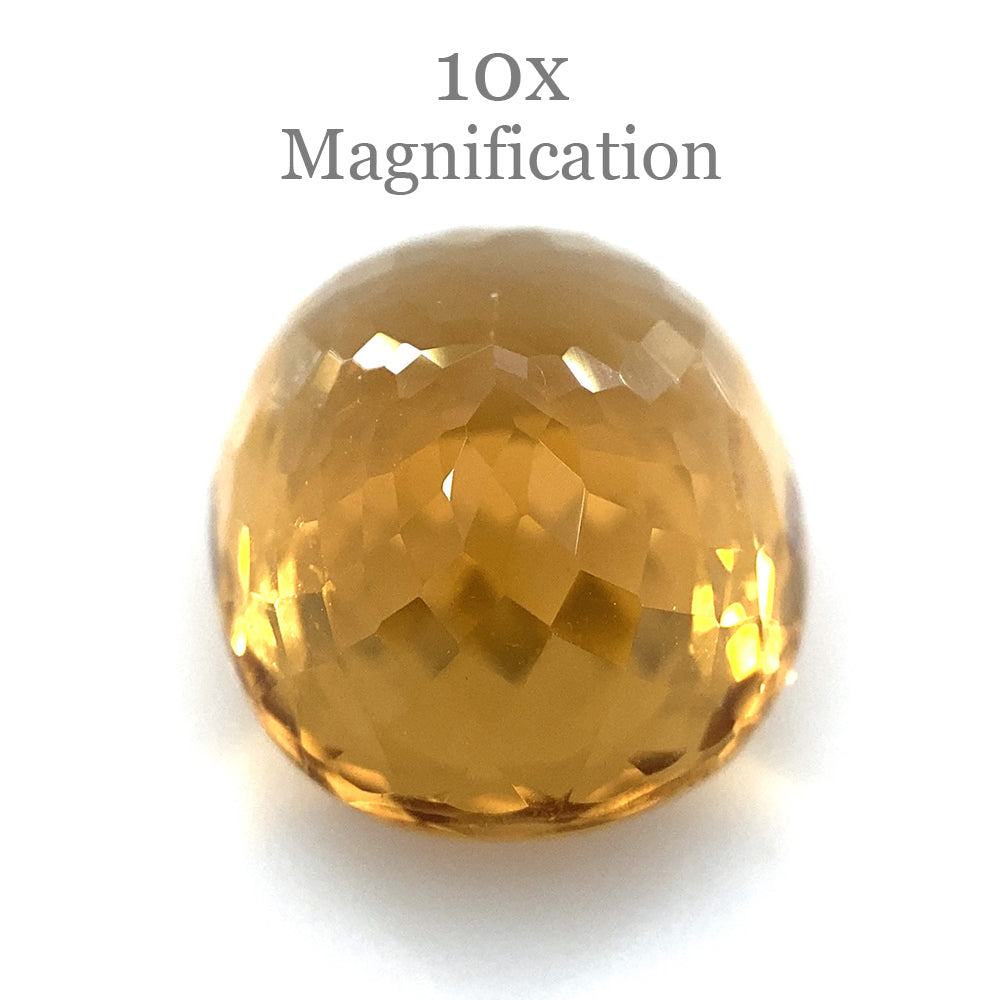 8.40ct Brazilian Golden Yellow Heliodor Beryl Cushion Mixed Cut Gemstone by SkyJems Canada
