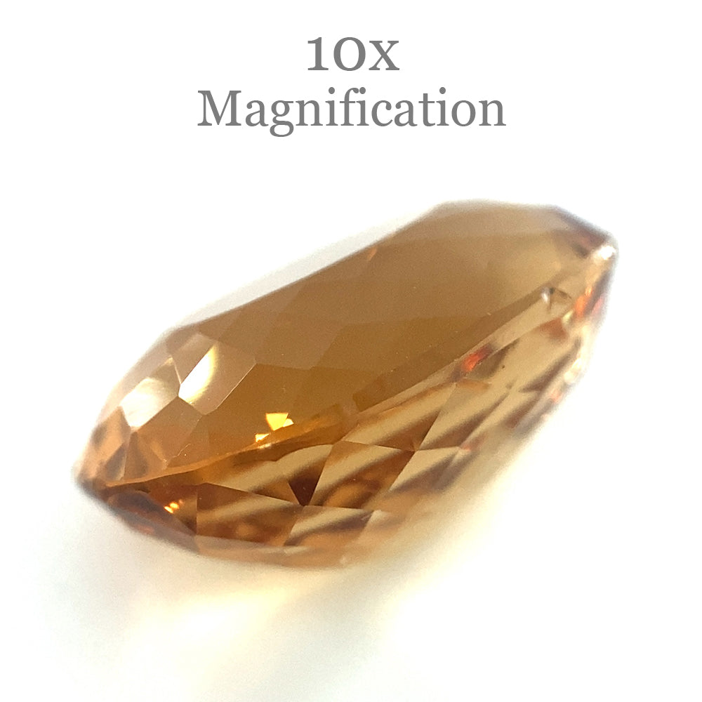 9.10ct Brazilian Golden Yellow Heliodor Beryl Cushion Cut Gemstone by SkyJems Canadian Gem Experts