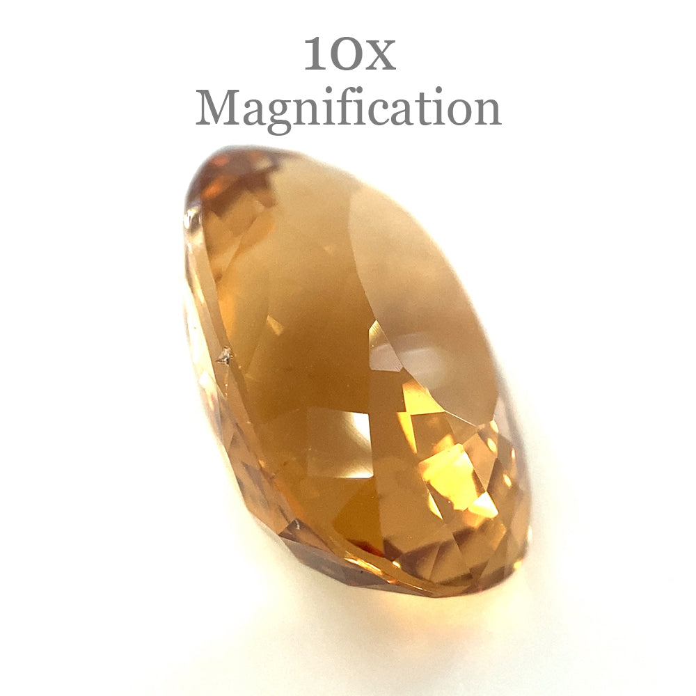 9.10ct Brazilian Golden Yellow Heliodor Beryl Cushion Mixed Cut Gemstone by SkyJems Canadian Gem Experts