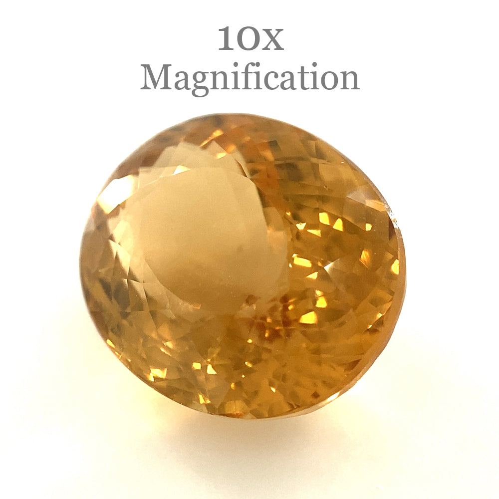 9.10ct Brazilian Golden Yellow Heliodor Beryl Cushion Mixed Cut Gemstone by SkyJems Canada