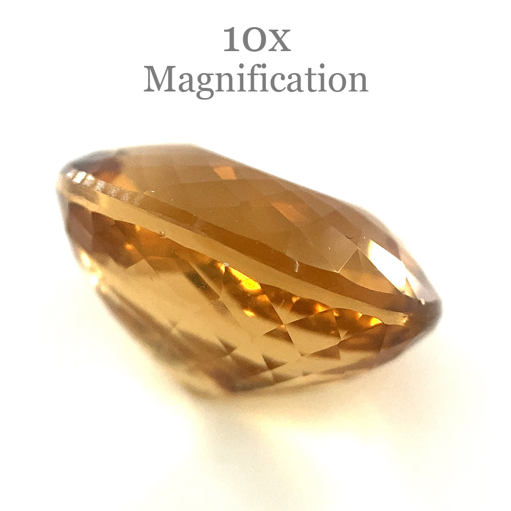 8.61ct Brazilian Oval Heliodor Golden Yellow Beryl Gemstone from SkyJems Canadian Fine Gems Collection